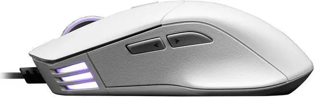 Alt view image 5 of 9 - EVGA X12 Gaming Mouse, 8k, Wired, White, Customizable, Dual Sensor, 16,000 DPI, 5 Profiles, 8 Buttons, Ambidextrous Light Weight, RGB, 905-W1-12WH-KR