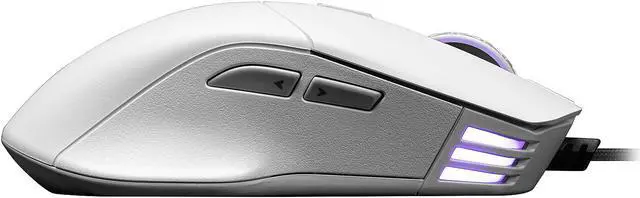 Alt view image 4 of 9 - EVGA X12 Gaming Mouse, 8k, Wired, White, Customizable, Dual Sensor, 16,000 DPI, 5 Profiles, 8 Buttons, Ambidextrous Light Weight, RGB, 905-W1-12WH-KR