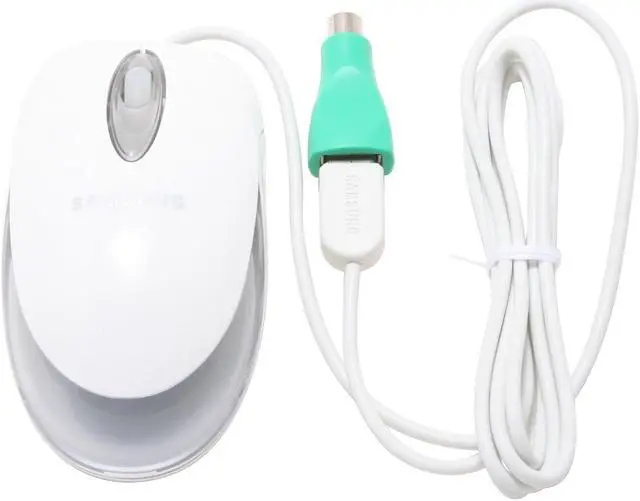 Alt view image 5 of 7 - SAMSUNG PLEOMAX SPM-3800 White 2 Buttons 1 x Wheel USB or PS/2 800dpi Optical Rainbow Mouse