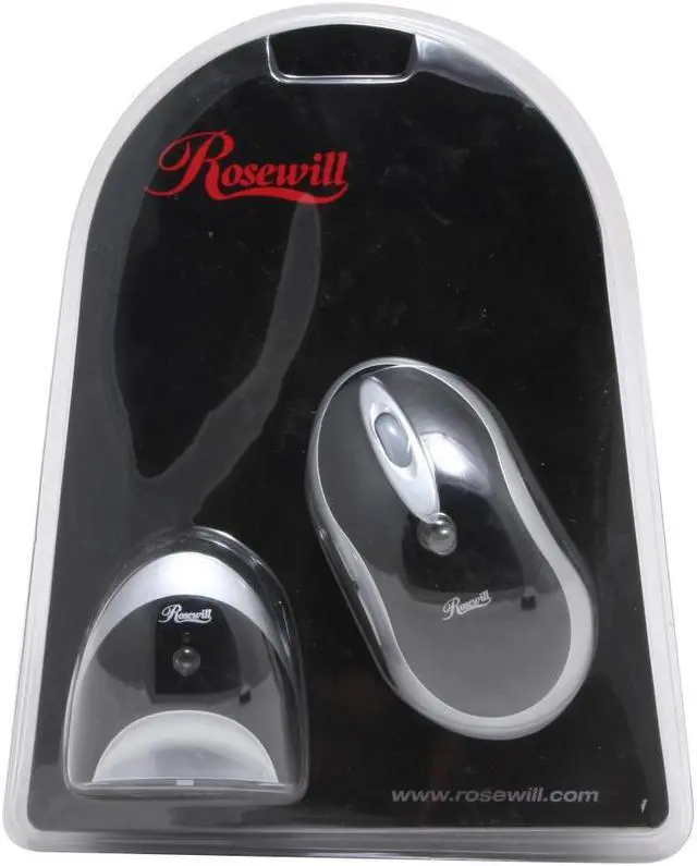 Alt view image 5 of 6 - Rosewill RM1670W Silver/Black 7 Buttons 1 x Wheel RF Wireless Laser Mouse