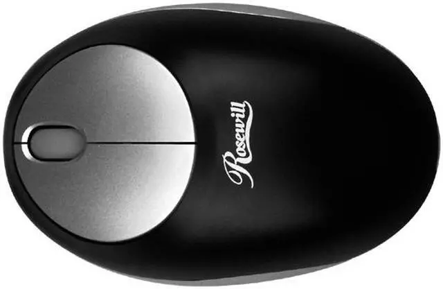 Alt view image 2 of 5 - Rosewill RM1830 Silver/Black 3 Buttons 1 x Wheel USB RF Wireless Optical 800 dpi Mouse