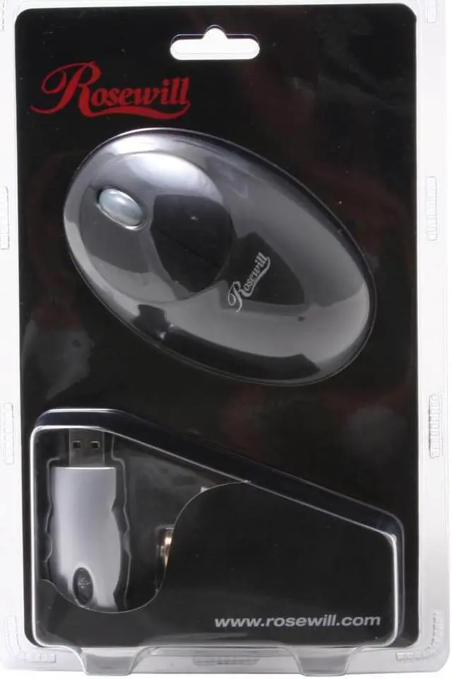 Alt view image 5 of 5 - Rosewill RM1830 BLK Black 3 Buttons USB RF Wireless Optical 800 dpi Mouse