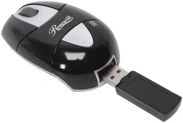 Alt view image 2 of 11 - Rosewill RM-6500 3 Buttons 1 x Wheel USB RF Wireless Optical Portable Mini Mouse