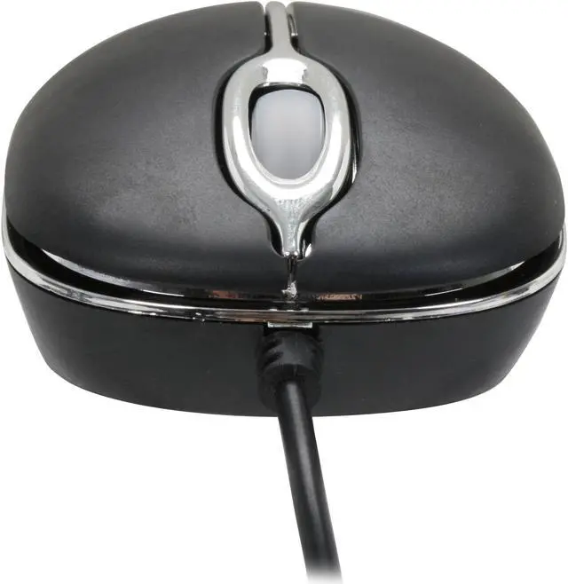 Alt view image 2 of 8 - Rosewill RM-C2P Mouse – Black, 3 Buttons, 1 x Wheel, PS/2 Wired, Optical, 800 dpi