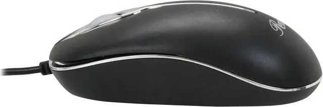 Alt view image 5 of 8 - Rosewill RM-C2P Mouse – Black, 3 Buttons, 1 x Wheel, PS/2 Wired, Optical, 800 dpi