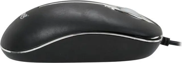 Alt view image 3 of 8 - Rosewill RM-C2P Mouse – Black, 3 Buttons, 1 x Wheel, PS/2 Wired, Optical, 800 dpi