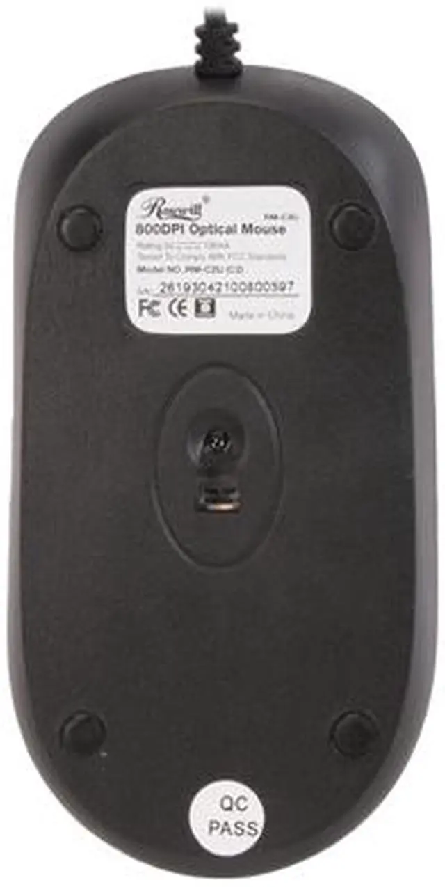 Alt view image 6 of 7 - Rosewill Black Wired Optical Mouse - RM-C2U