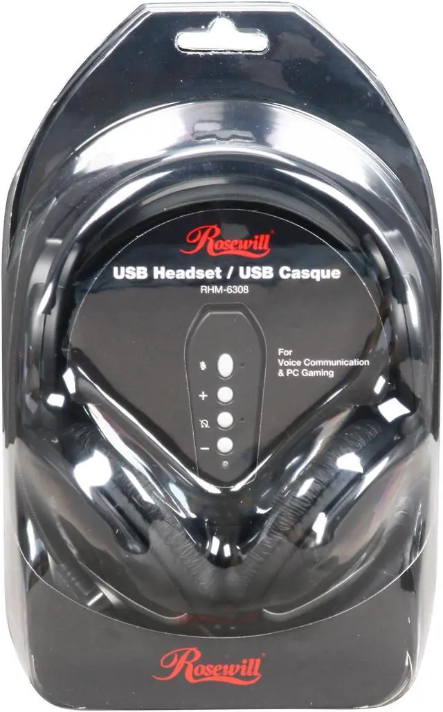 Alt view image 7 of 7 - Rosewill Audio Pro RHM-6308 USB Connector Circumaural Gaming Headset