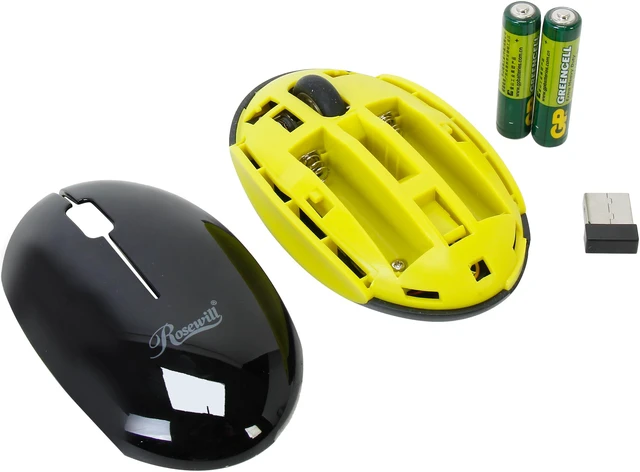 Alt view image 5 of 6 - Rosewill RM-7700 2.4GHz Wireless Optical Mouse w/ Nano Receiver