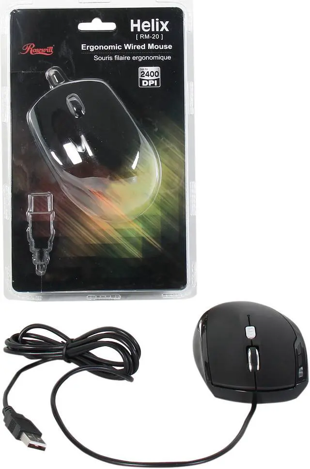 Alt view image 7 of 7 - Rosewill Helix RM-20 Mouse