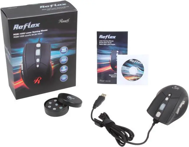 Alt view image 8 of 7 - Rosewill Reflex RGM-1000 Laser Gaming Mouse