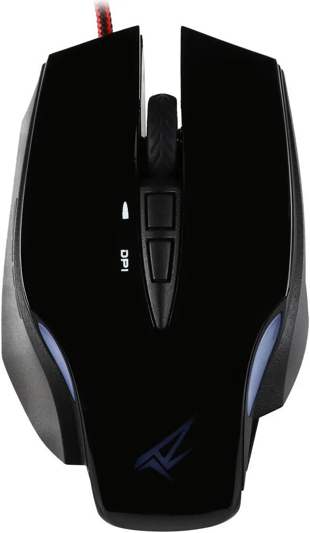 Alt view image 3 of 5 - Rosewill RGM-1100 Laser Gaming Mouse, Aluminum Bottom, Adjustable DPI up to 8200, 7 Buttons - 6 Programmable, 6 Adjustable Weights