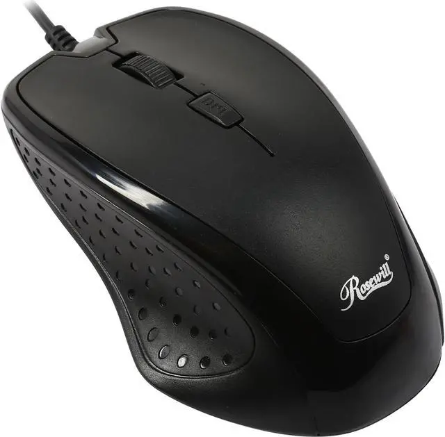 Main image of Rosewill RM-D2P 4 Buttons x 1 Wheel Wired Optical Mouse PS2, for Both Hands, up to 2000DPI