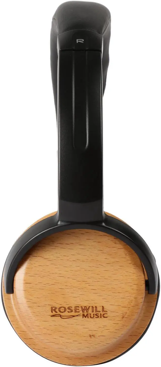 Alt view image 2 of 7 - Rosewill Prelude Lite - RWH-002 - On-Ear Wood Headphones, Headset