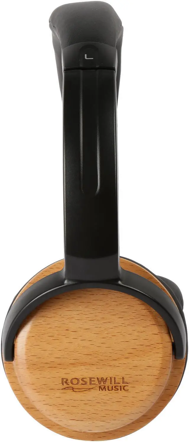 Alt view image 4 of 7 - Rosewill Prelude Lite - RWH-002 - On-Ear Wood Headphones, Headset