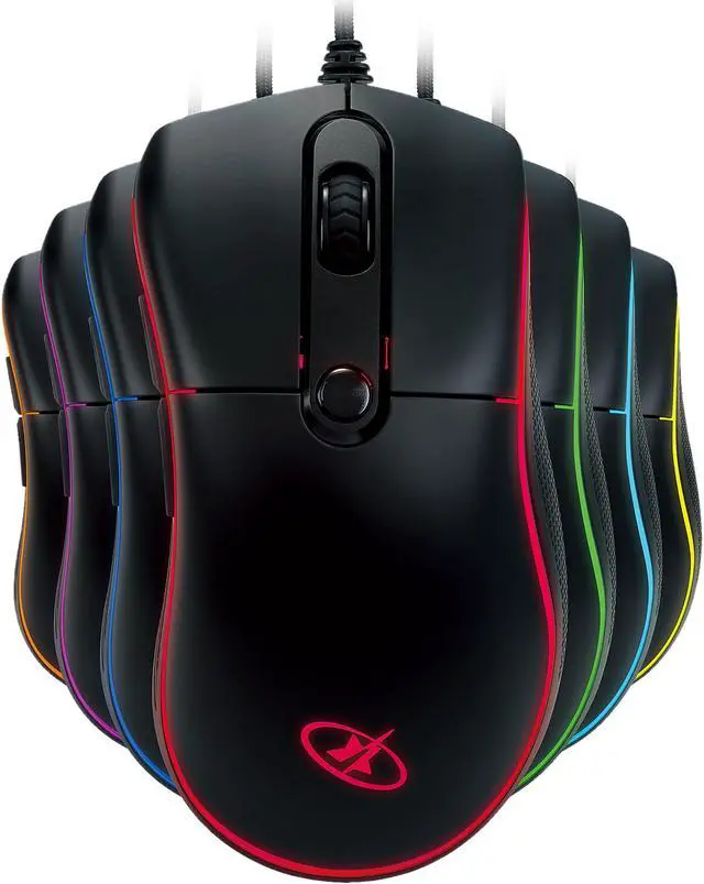 Open Box: Rosewill NEON M55 - 6000 dpi RGB Backlit Optical Wired