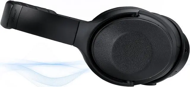 Alt view image 2 of 5 - Rosewill Active Noise Cancelling (ANC) Wireless Bluetooth Headphones Over Ear Headset, Foldable and Portable for Travel - Audiowave H9000