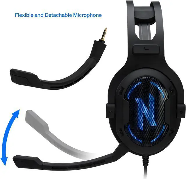 Alt view image 3 of 9 - Rosewill 7.1 Surround Sound Gaming Headset, RGB Noise Isolation Headphones, Memory Foam Ear Pads and Microphone - NEBULA GX60