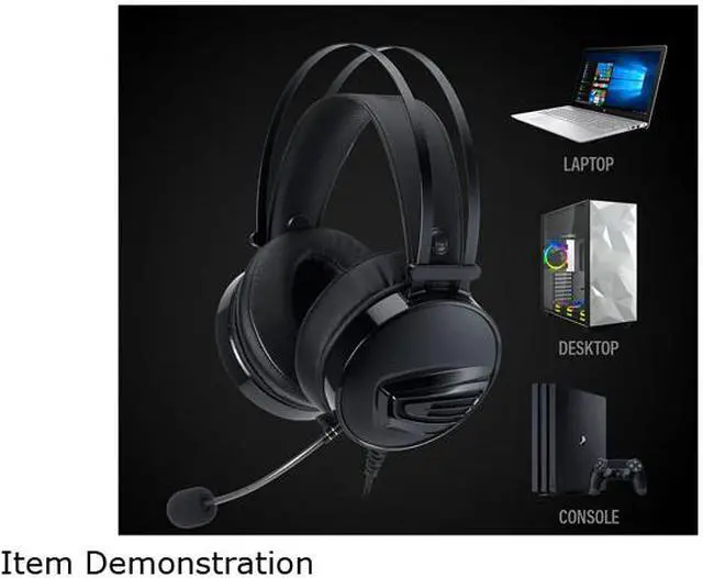 Alt view image 6 of 5 - Rosewill 7.1 Surround Sound Gaming Headset with Mic, Noise Isolating Ergonomic Cushion Ear Cups, In-Line EQ Controls, 50mm Driver Headphones - NEBULA GX51
