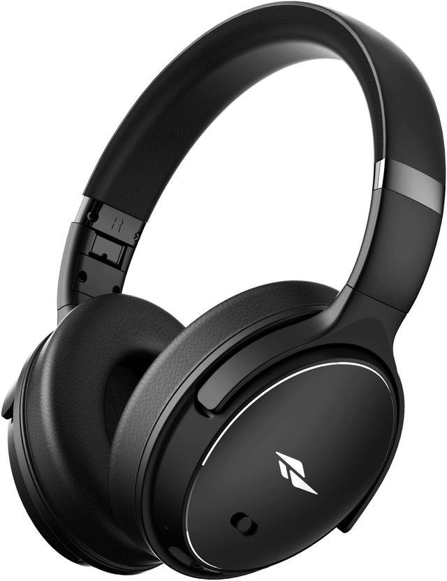 Rosewill SAROS C740S Active Noise Cancelling (ANC) Wireless Over-Ear  Headphones, Rechargeable with up to 40 Hours of Playtime, 40mm Driver,  Superior HQ Sound, Foldable Earcups, Portable for Travel