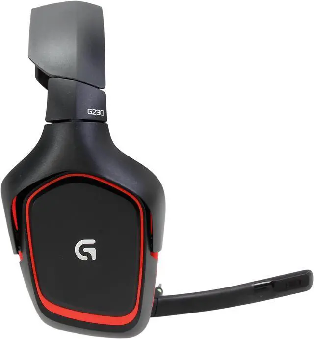 Alt view image 5 of 6 - Certified Refurbished 981-000541 Logitech G230 Circumaural Stereo Gaming Headset On-Cable Controls - Surround Sound Audio - Sports-Performance Ear Pads - Rotating Ear Cups - Light Weight Design