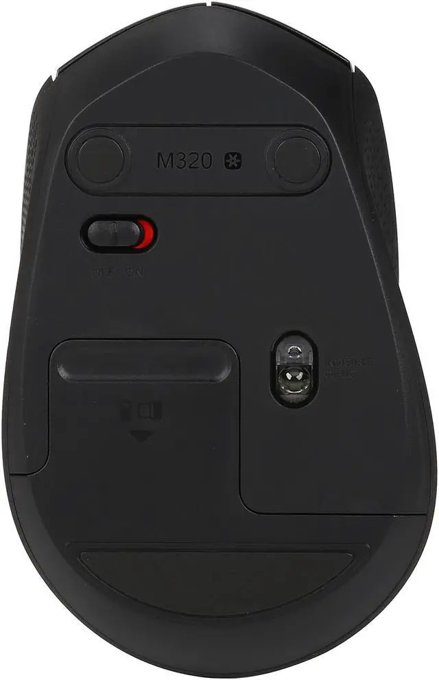 Alt view image 4 of 5 - Logitech M320 Wireless Optical Mouse - Black