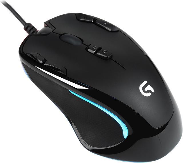 Logitech G300s USB Wired Gaming Mouse, 2, 500 DPI, RGB, Light Weight, 9  Programmable Controls, On-Board Memory, Compatible with PC/Mac - Black