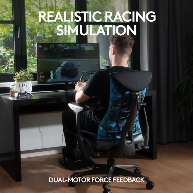 Alt view image 3 of 9 - Logitech G29 Driving Force Racing Wheel for PS5, PS4 and PC
