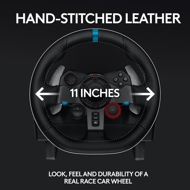 Alt view image 6 of 9 - Logitech G29 Driving Force Racing Wheel for PS5, PS4 and PC
