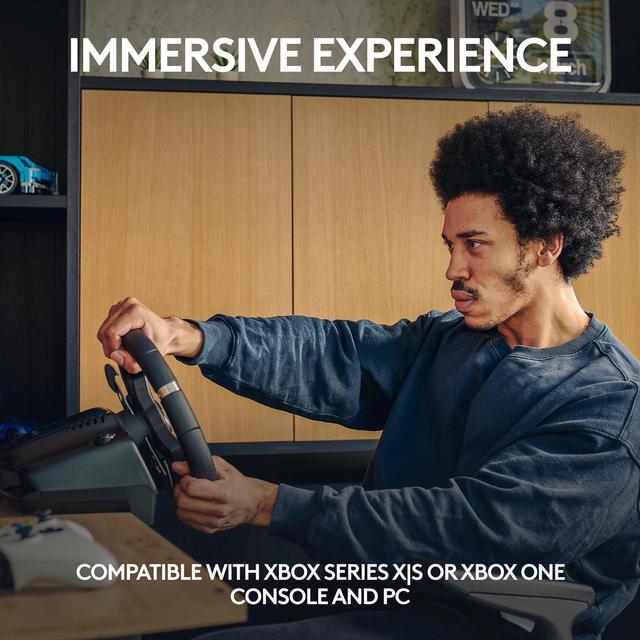 Alt view image 3 of 9 - Logitech G920 Driving Force Racing Wheel for Xbox Series X|S, Xbox One and PC