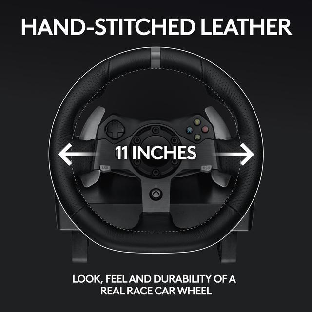 Alt view image 5 of 9 - Logitech G920 Driving Force Racing Wheel for Xbox Series X|S, Xbox One and PC