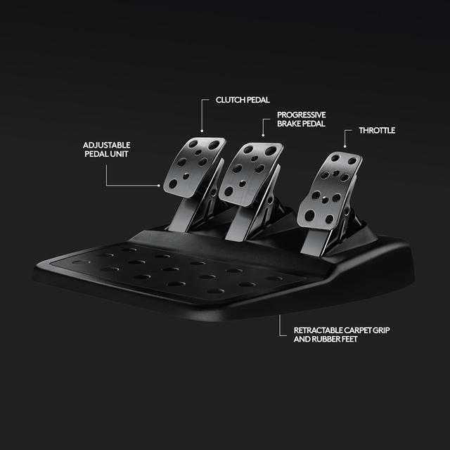 Alt view image 7 of 9 - Logitech G920 Driving Force Racing Wheel for Xbox Series X|S, Xbox One and PC