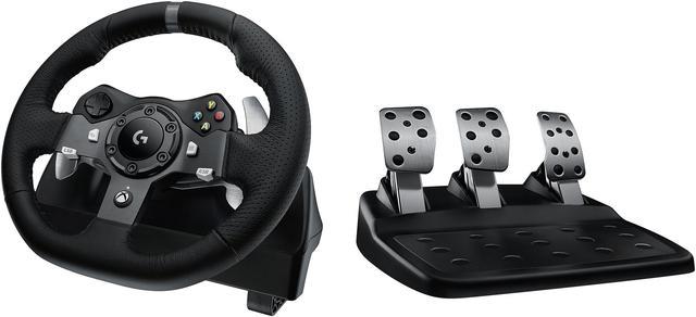 Logitech G920 Driving Force Racing Wheel for Xbox One and Windows - Black  (New in Non-Retail Packaging) 