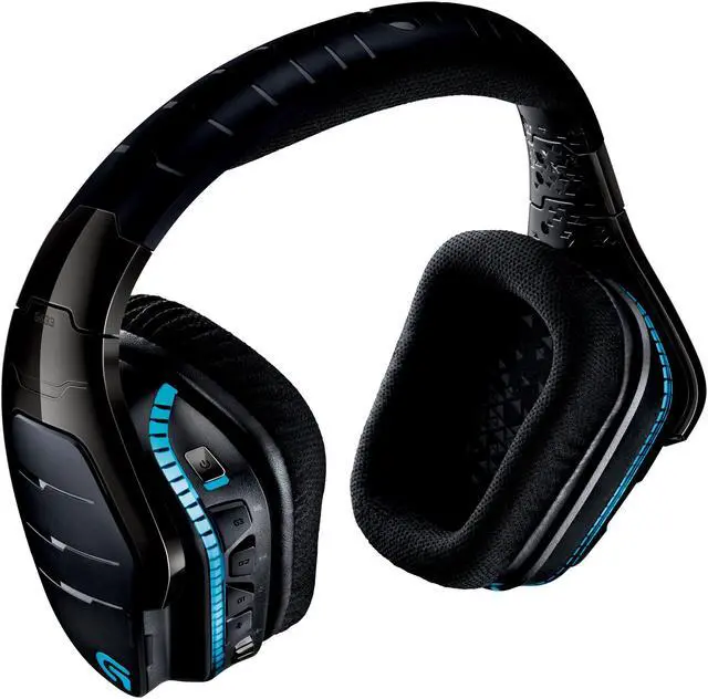 Alt view image 4 of 6 - Logitech G933 Circumaural Wireless 7.1 Surround Sound Gaming Headset