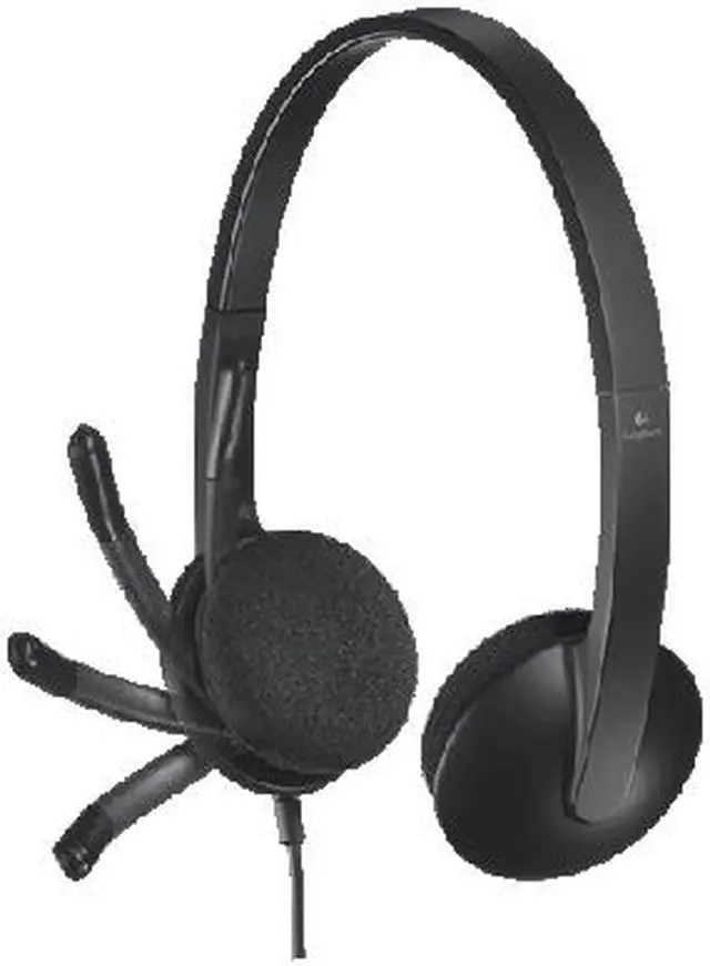 Alt view image 3 of 3 - Logitech H340 USB Connector USB Headset