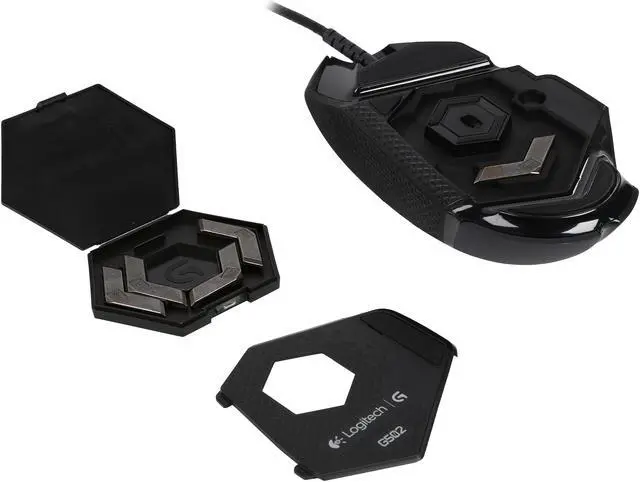 Alt view image 5 of 5 - Logitech G502 Proteus Spectrum RGB Tunable Gaming Mouse, 12,000 DPI On-The-Fly DPI Shifting, Personalized Weight and Balance Tuning with (5) 3.6g Weights, 11 Programmable Buttons