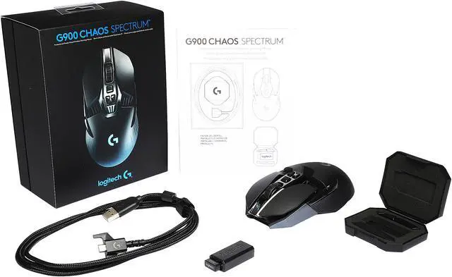 Alt view image 11 of 10 - Logitech G900 Chaos Spectrum Professional Grade Wired/Wireless Gaming Mouse