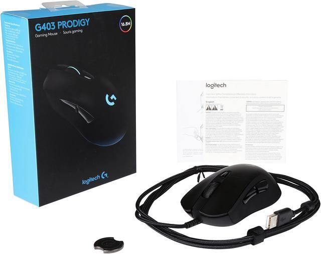 Alt view image 6 of 5 - Logitech G403 Prodigy Wired Optical Gaming Mouse - 910-004796