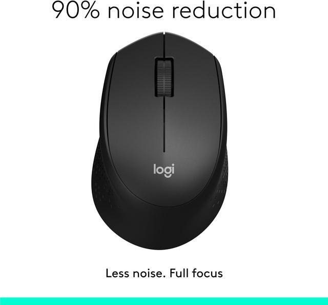 Alt view image 2 of 8 - Logitech M330 SILENT Wireless Mouse, 2.4GHz with USB Receiver, Optical Tracking, Quiet & Lightweight, Long Battery Life, for PC, Mac, Laptop, Chromebook