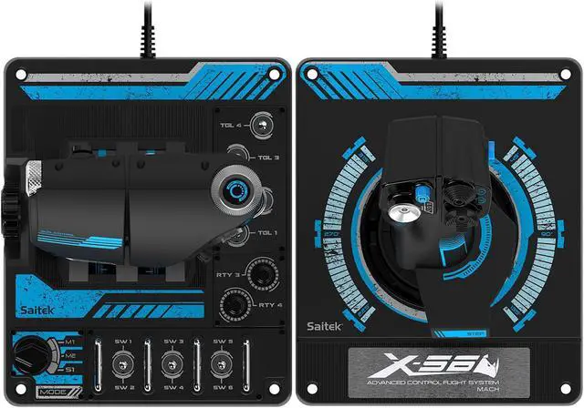Alt view image 8 of 11 - Logitech G Saitek Pro Flight X56 Rhino HOTAS