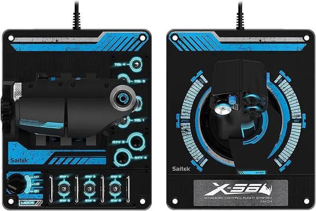 Alt view image 9 of 11 - Logitech G Saitek Pro Flight X56 Rhino HOTAS