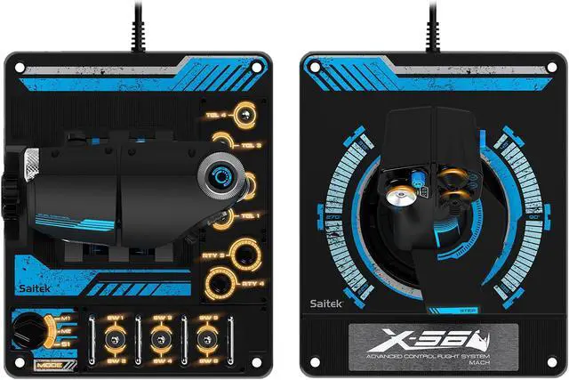 Alt view image 11 of 11 - Logitech G Saitek Pro Flight X56 Rhino HOTAS
