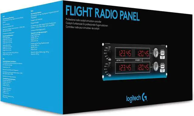 Alt view image 6 of 6 - Logitech G Pro Flight Radio Panel
