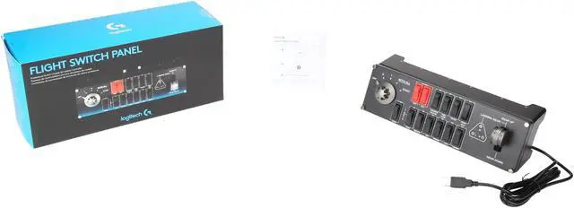 Alt view image 6 of 6 - Logitech G Flight Simulator Aircraft Switch Panel
