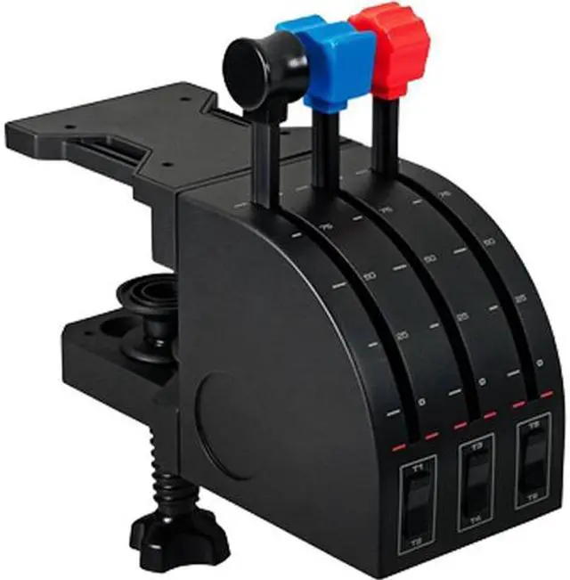 Main image of Logitech G Saitek PRO Flight Throttle Quadrant for PC - Black