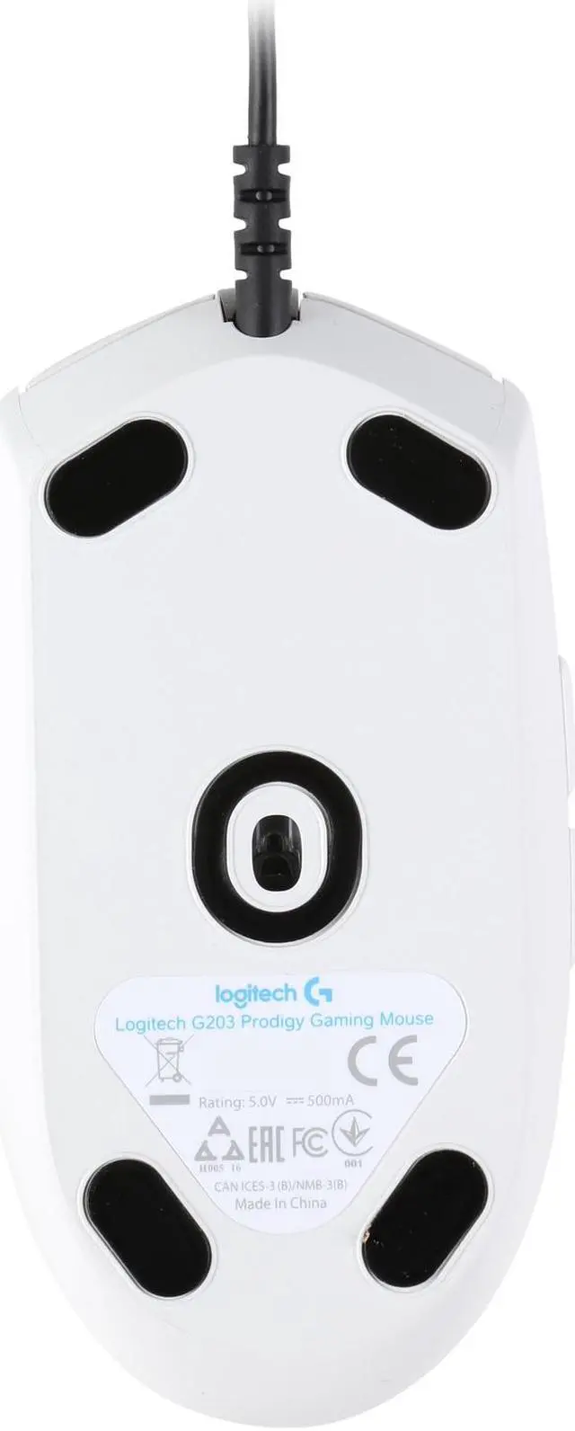 Alt view image 4 of 5 - Logitech G203 Prodigy Wired Gaming Mouse - White