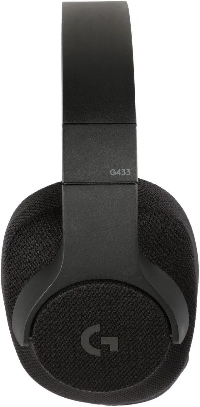 Alt view image 4 of 7 - Logitech G433 7.1 Wired Gaming Headset with DTS Headphone: X 7.1 Surround for PC, PS4, PS4 PRO, Xbox One, Xbox One S, Nintendo Switch – Triple Black