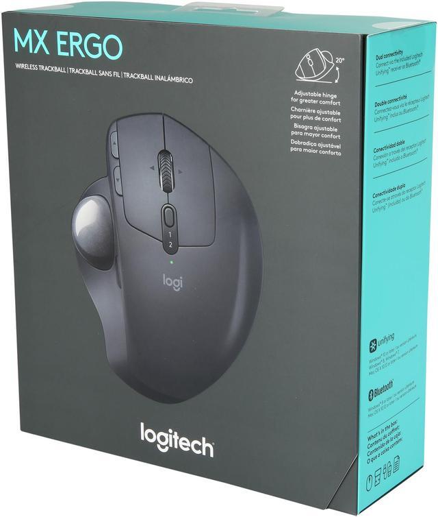 Alt view image 5 of 5 - Logitech MX ERGO Advanced Wireless Trackball Mouse - 910-005177