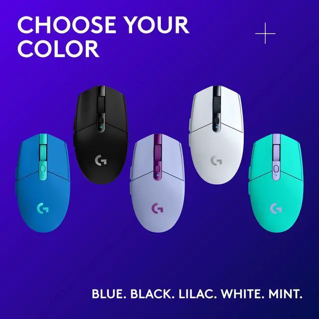 Alt view image 9 of 9 - Logitech G305 LIGHTSPEED Wireless Gaming Mouse, Hero 12K Sensor, 12,000 DPI, Lightweight, 6 Programmable Buttons, 250h Battery Life, On-Board Memory, PC/Mac - Black