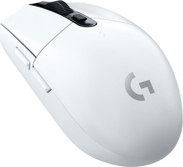 Logitech G305 Wireless Gaming Mouse, Hero 12K Sensor, 12,000 DPI, Lightweight, 6 Programmable Buttons, 250h Battery Life, On-Board Memory, PC/Mac - White Gaming Mice - Newegg.com